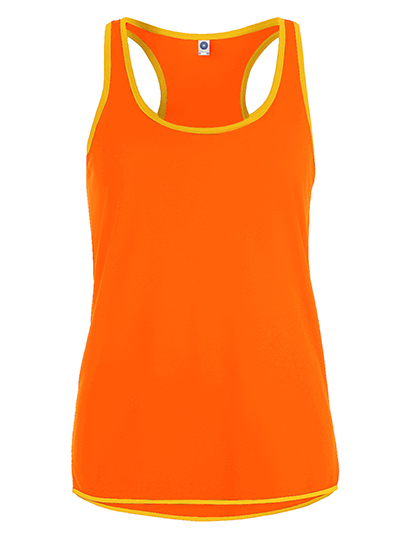 Ladies' Contrast Sports Vest – 100% Polyester