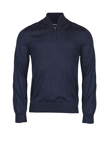 Men's Half Zip – 50% Wolle / 50% Polyacryl