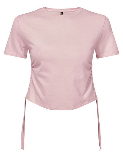 Women's Ruched Crop Top – 100% Baumwolle