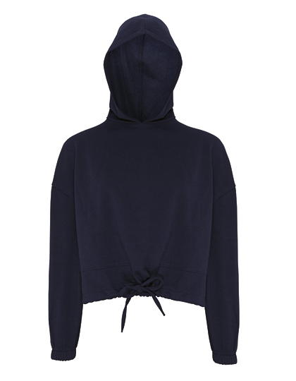 Women's Cropped Oversize Hoodie – 60% Baumwolle / 40% Polyester (Heather Grey: 90% Baumwolle / 10% Viskose)