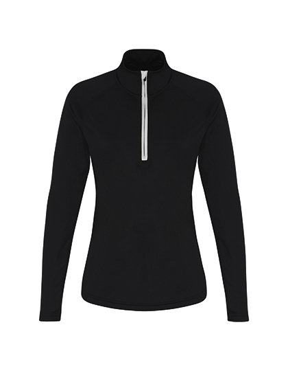 Women's Long Sleeve Performance ¼ Zip – 100% Polyester
