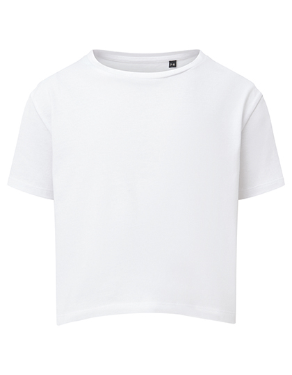 Kids Boxy Tee – 100% Baumwolle (Heather Grey: 90% Baumwolle / 10% Viskose)