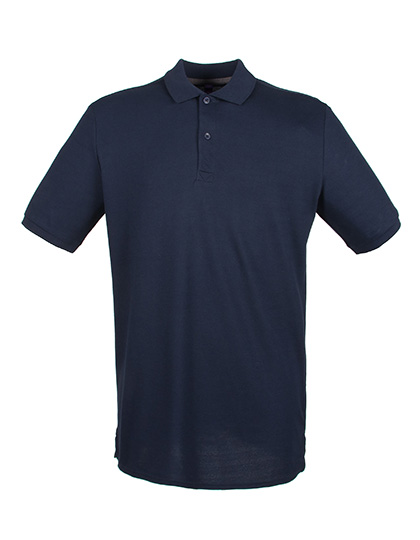 Men's Micro-Fine Piqué Polo Shirt – 100% Baumwolle (Charcoal: 52% Polyester / 48% Baumwolle)