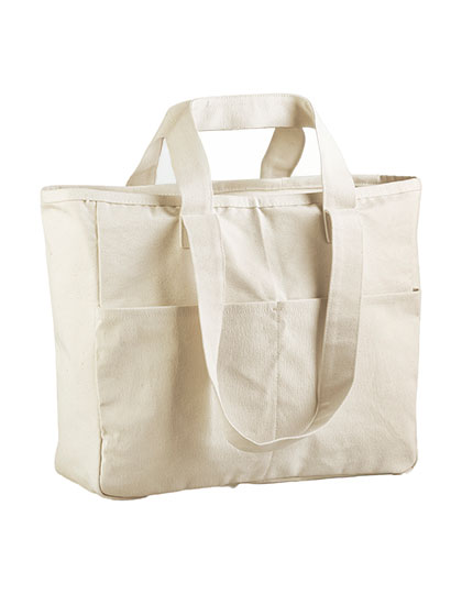 Double Handle Cargo Pocket Bag – 100% Baumwolle