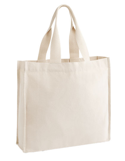 Chevron Handle Shopper – 70% Baumwolle / 30% Polyester