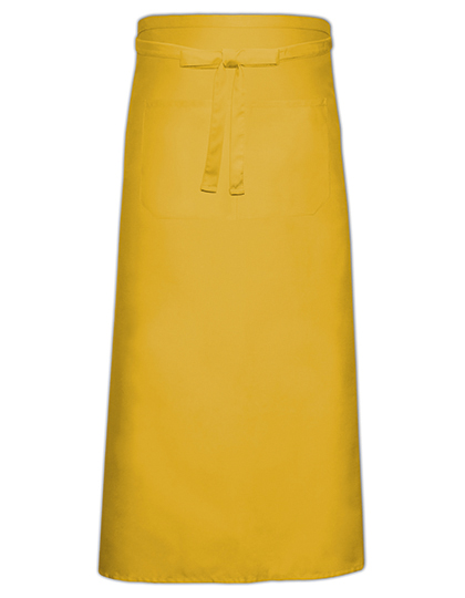 Bistro Apron With Front Pocket – 65% Polyester / 35% Baumwolle (Natural: 100% Baumwolle)