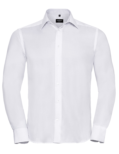 Men's Long Sleeve Tailored Ultimate Non-Iron Shirt – 100% Baumwolle