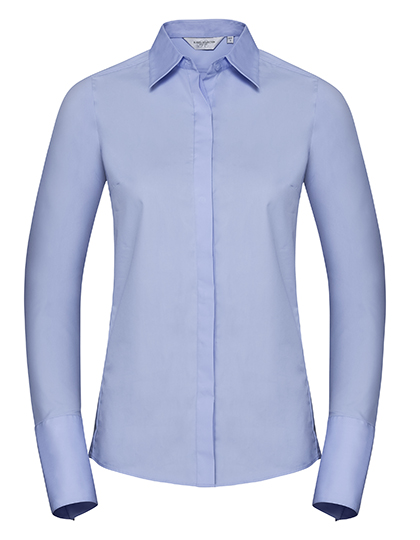 Ladies' Long Sleeve Fitted Ultimate Stretch Shirt – 75% Baumwolle / 25% Elastomultiester